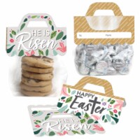 Big Dot of Happiness Religious Easter Christian Party Favor Bag Candy Bags with Toppers 24 Ct