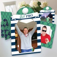 Big Dot of Happiness Par-Tee Time Golf Birthday or Retirement 4x6 Paper Photo Frames 12 Ct