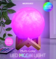 RGB Moon Light with Wood Stand and Remote Perspective: Main