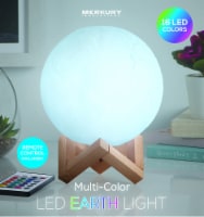 RGB Earth Light with Wood Stand and Remote Perspective: Main