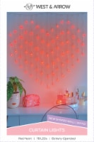 Heart Shape LED Curtain Lights Perspective: Main