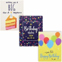 Sustainable Greetings Large Birthday Cards From All of Us (3 Count) 3 Designs