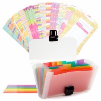 Cash Envelopes Budget Organizer System with Plastic Wallet, 24 Tabs, 96 Budgeting Envelopes