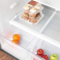 Adjustable Plastic Refrigerator Liners, White Fridge Mats (11.4 x 17.75 in, 16 Pack)