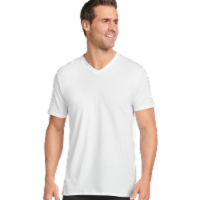 Jockey® Cotton Stretch V-Neck T-Shirt - 3 Pack Perspective: Main