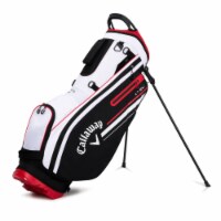 Callaway 5123034 Callaway 2023 Chev Golf Stand Bag-White Black Fire