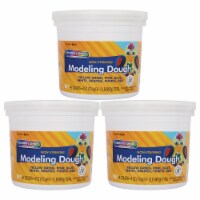 Creativity Street Modeling Dough, 8 Asst Colors, 4 oz. Per Piece, 8 Pcs/Pk, 3 Pk Perspective: Main