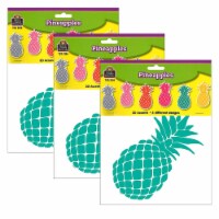 Teacher Created Resources Tropical Punch Pineapples Accents 30 Per Pack 3 Packs (TCR2156-3)