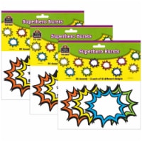 Teacher Created Resources TCR5830-3 Superhero Burst Accents - Pack of 3