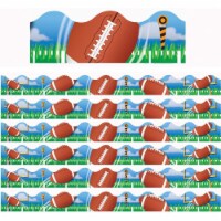 Eureka Scalloped Border 2.25  x 222' Football (EU-845203-6)