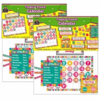 Teacher Created Resources Tropical Punch Calendar Bulletin Board Set 2 Sets (TCR2685-2)