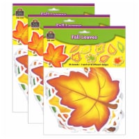 Teacher Created Resources Fall Leaves Accents 30/Pack 3 Packs (TCR4419-3)