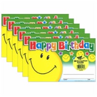 Trend Enterprises TREND Happy Birthday Smile Recognition Awards 5.5  x 8.5  Multicolored 30