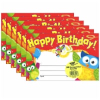 Trend Enterprises TREND Happy Birthday Owl-Stars! Recognition Awards 5.5  x 8.5