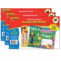 Teacher Created Resources Edupress Pete the Cat Groovy Birthday Bookmark Awards Multi 30 Per