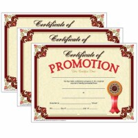 Hayes Publishing Certificate of Promotion 8.5  x 11  30 Per Pack 3 Packs (H-VA609-3)