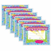 Trend Enterprises TREND Congratulations/Swirls Colorful Classics Certificates 30 Per Pack 6