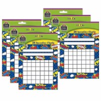 Teacher Created Resources Superhero Incentive Chart 36/Pack 6 Packs (TCR5646-6)