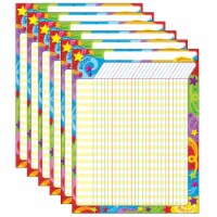 Trend Enterprises TREND Incentive Chart 17  x 22  Praise Words 'n Stars Pack of 6