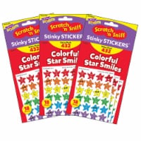 Trend Enterprises TREND Colorful Star Smiles Stinky Stickers Variety Pack Multicolored 432