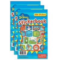 Eureka Dr. Seuss Awesome Sticker Book 486/Book 3 Books (EU-609404-3)