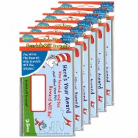 Eureka Dr. Seuss Scratch Off Rewards 3.5  x 6  Assorted 24 Per Pack 6 Packs (EU-844209-6)