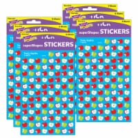 Trend Enterprises TREND Tasty Apples superShapes Stickers 800/Pack 6 Packs (T-46070-6)