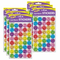 Trend Enterprises TREND Silly Smiles superSpots Stickers-Sparkle 160/Pack 6 Packs (T-46305-6)