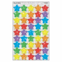 Trend Enterprises TREND Super Stars superShapes Stickers-Sparkle 180/Pack 6 Packs (T-46306-6)