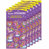 Trend Enterprises TREND Sparkly Unicorns Sparkle Stickers 24/Pack 6 Packs (T-63353-6)