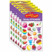 Trend Enterprises TREND Chocolate Mixed Shapes Stinky Stickers Treat Yourself 72/Pack 6 Packs