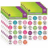 Teacher Created Resources Confetti Words to Inspire Stickers 120/Pack 12 Packs (TCR5909-12)