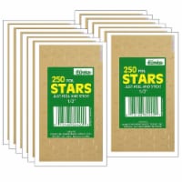 Eureka 1/2  Presto-Stick Foil Star Stickers Gold 250/Pack 12 Packs (EU-82422-12)