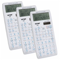 Victor 10-Digit Scientific Calculator with 2 Line Display - White