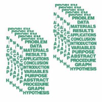 Flipside Products Cardstock Science Fair Project Titles 8.5  x 1.5  Green 13 Per Set 12