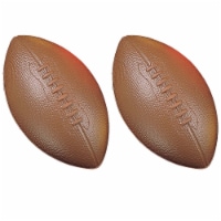 Champion Sports Coated High-Density Foam Football Brown Pack of 2 (CHSFFC-2)