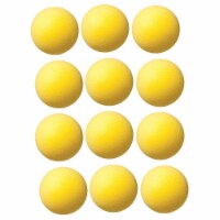 Champion Sports 4  Uncoated Regular Density Foam Ball Yellow Pack of 12 (CHSRD4-12)