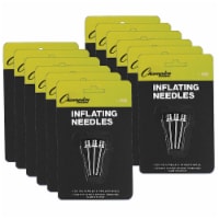 Champion Sports Inflating Needles for Air Pump Silver 3 Per Pack 12 Packs (CHSINB-12)