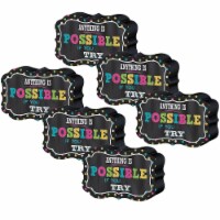 Teacher Created Resources Dry Erase Magnetic Whiteboard Eraser Chalkboard Brights Pack of 6