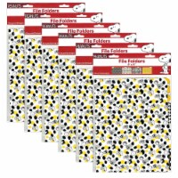 Eureka Peanuts Touch of Class File Folders Multicolored 4 Per Pack 6 Packs (EU-866409-6)