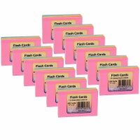 Hygloss 2  x 3  Bright Flash Cards 100/Pack 12 Packs (HYG42317-12)