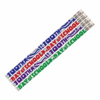 Musgrave Pencil Company 100th Day of School Pencils #2 Lead 12 Per Pack 12 Packs (MUS2347D-12