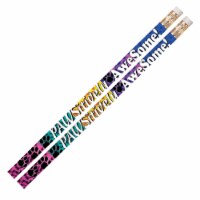 Musgrave Pencil Company Pawsitively Awesome Motivational Pencils #2 Lead 12 Per Pack 12 Packs