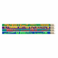 Musgrave Pencil Company No Bullying Motivational Pencils #2 Lead 12 Per Pack 12 Packs