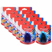Maped Tonic 2-Hole Sharpener Assorted Colors Pack of 12 (MAP069149-12)