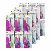 CLI Charles Leonard 5  Children's Stainless Steel Scissors Pointed Tip Assorted Colors Pack