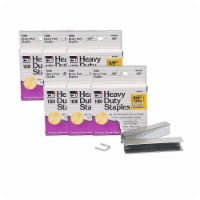 CLI Charles Leonard Extra Heavy Duty Staples 5/8  Leg Length 1000/Pack 6 Packs (CHL84063-6)
