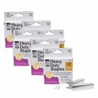 CLI Charles Leonard Heavy Duty Staples 1/2  Leg Length 1000/Pack 6 Packs (CHL84050-6)