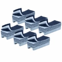 CLI Dry Erase Whiteboard Eraser Peel Away Layers 5  Felt Black/White CHL74515-6