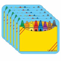Carson-Dellosa Carson Dellosa Education Crayon Box Name Tags 3  x 2.5  40 Per Pack 6 Packs